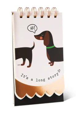 NICI 49823 Notes na spirali z jamnikiem "It's a long story" 40 kartek 70g