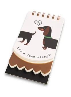 NICI 49823 Notes na spirali z jamnikiem "It's a long story" 40 kartek 70g