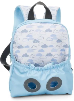 NICI 49848 Plecak 21x26cm niebieski + maskotka Lew 25cm