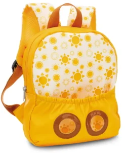 NICI 49842 Plecak 21x26cm żółty + maskotka Koala 25cm