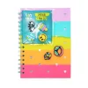 STNUX Notatnik A5 80k kratka z wpinkami multicolor 9094