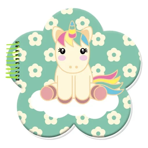 KIDS EUROSWAN Notatnik notes w silikonowej oprawie, 3 wzory Jednorożec Sweet Dreams KL10633 mix cena za 1 szt