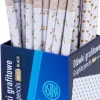 ASTRA Ołówek grafitowy trójkątny HB PEN Gold and Black 206023006 p48