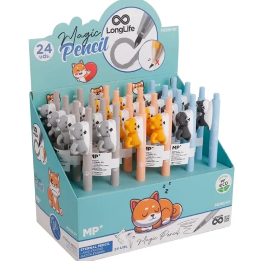 MAIN PAPER Ołówek wieczny Magic Pencil - pieski PE355-07 p24, mix cena za 1 szt