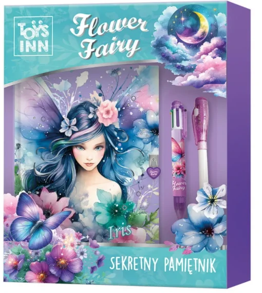 STNUX Pamiętnik na kłódkę Flower Fairy Iris 9377