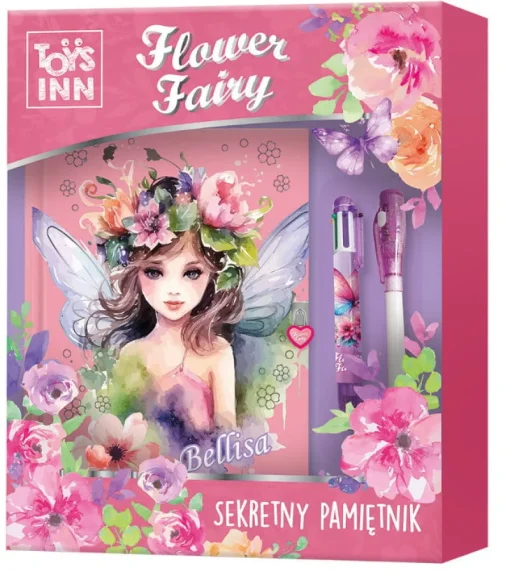STNUX Pamiętnik na kłódkę Flower Fairy Bellisa 9322