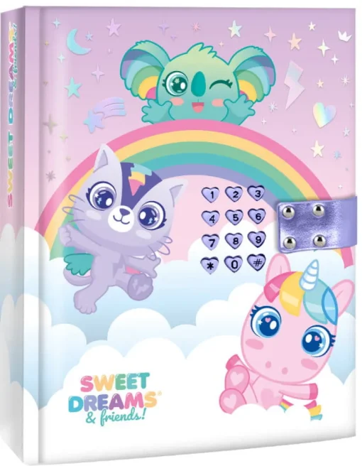 KIDS EUROSWAN Pamiętnik na kod z efektami dźwiękowymi Sweet Dreams KL11680