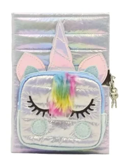 STNUX Pamiętnik Puffy Unicorn z kieszonką, biały STN 8714