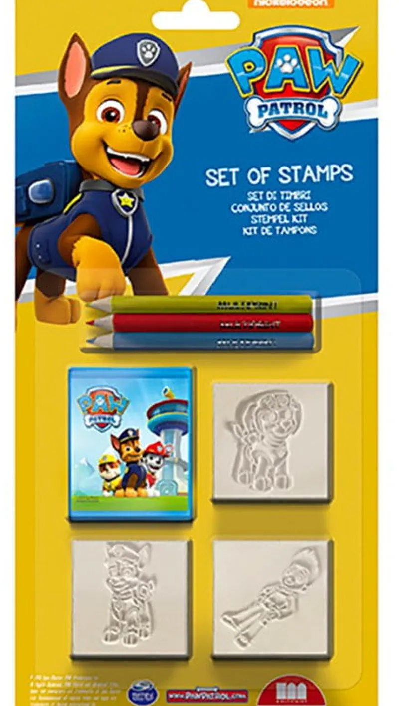 DANTE Pieczątki Psi Patrol PAW PATROL blister 3 szt 039032 Multiprint