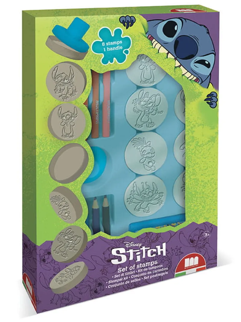 DANTE Pieczątki Stitch 8 szt + pisaki 56134 Multiprint
