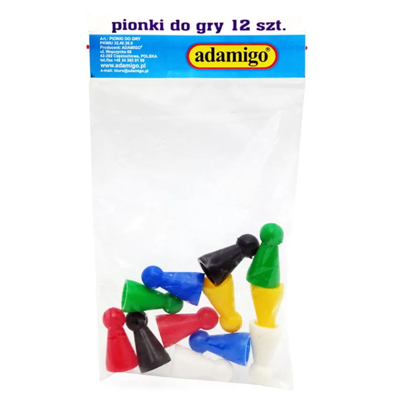ADAMIGO Pionki do gry 12 sztuk