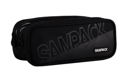 MAIN PAPER Piórnik czarny 3-komorowy SAMPACK PA293-34
