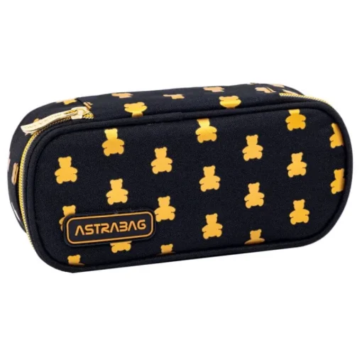 ASTRA Piórnik jednokomorowy bag Golden Teddy AC6