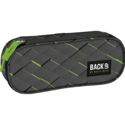 DERFORM Piórnik owalny BACKUP 5 model A53 pikselowe kwadraciki
