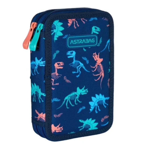 ASTRA Piórnik podwójny bez wyposażenia bag Dinosaur AC2
