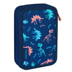 ASTRA Piórnik podwójny bez wyposażenia bag Dinosaur AC2
