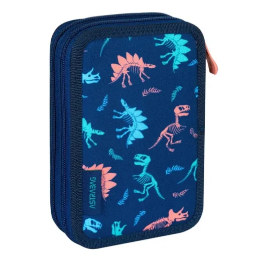 ASTRA Piórnik podwójny bez wyposażenia bag Dinosaur AC2