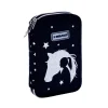 ASTRA Piórnik podwójny bez wyposażenia Head Glitter Effect Silver Dream AC2