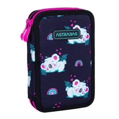 ASTRA Piórnik podwójny z wyposażeniem bag Sleepy Koala AC21