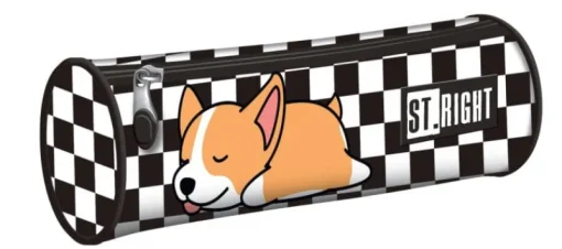 MAJEWSKI Piórnik tuba ST.RIGHT PU-01 Sleepy Corgi