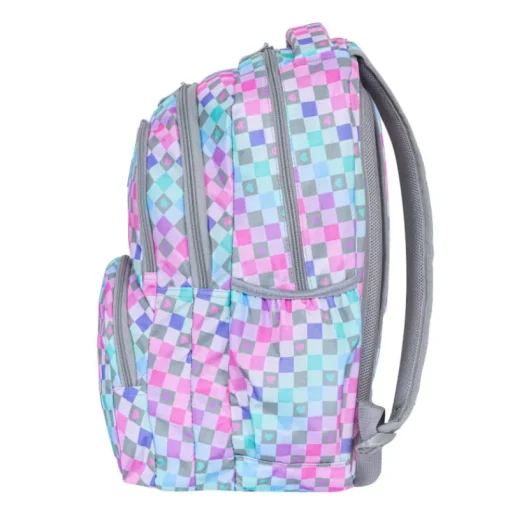 ASTRA Plecak dwukomorowy Head Checkered Hearts AB200