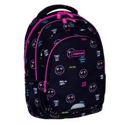 ASTRA Plecak dwukomorowy Head Smile Sparkle Shine AB300