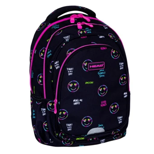 ASTRA Plecak dwukomorowy Head Smile Sparkle Shine AB300