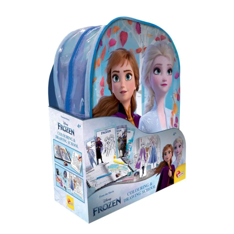 LISCIANI GIOCHI Plecak i szkoła rysowania Frozen. Kraina Lodu 92925 LISCIANI