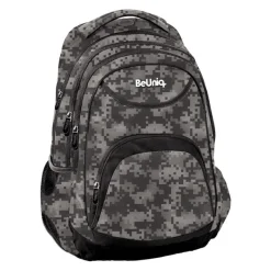 PASO Plecak młodzieżowy trzykomorowy BU24CM-2708 BeUniq