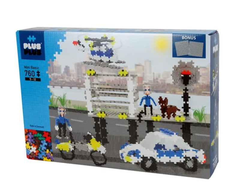 DANTE Plus Plus Klocki basic Zestaw policyjny 760 elementów 3762