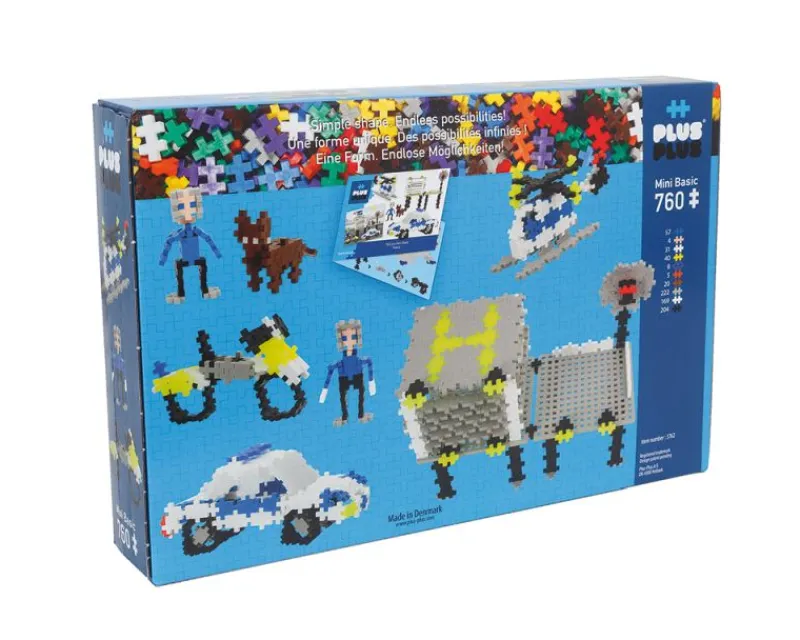DANTE Plus Plus Klocki basic Zestaw policyjny 760 elementów 3762