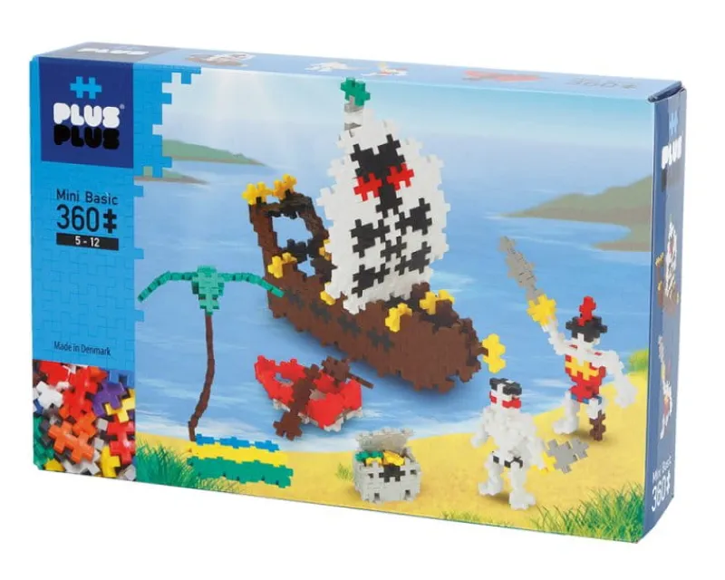 DANTE Plus Plus Klocki basic Zestaw piracki 360 elementów 3729