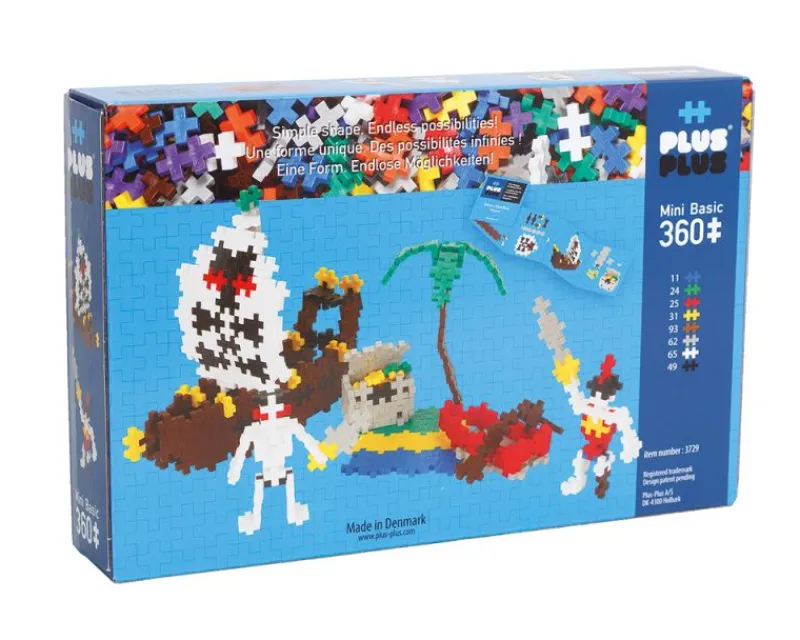 DANTE Plus Plus Klocki basic Zestaw piracki 360 elementów 3729