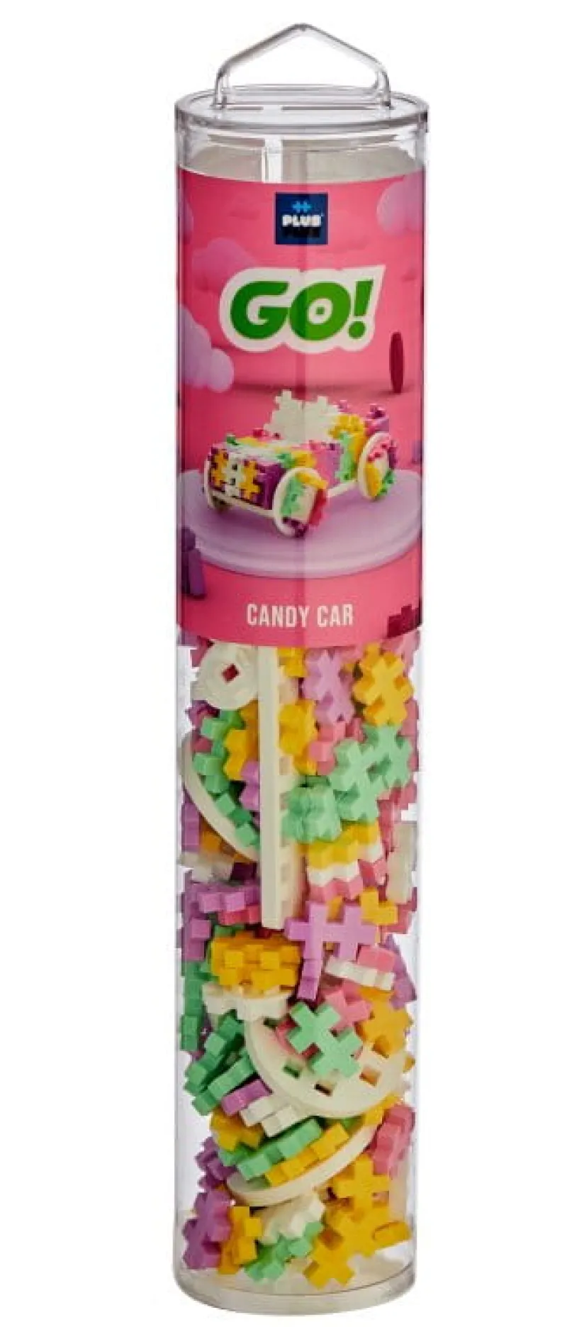 DANTE Plus Plus Klocki tuba Candy Car 200 elementów 4258