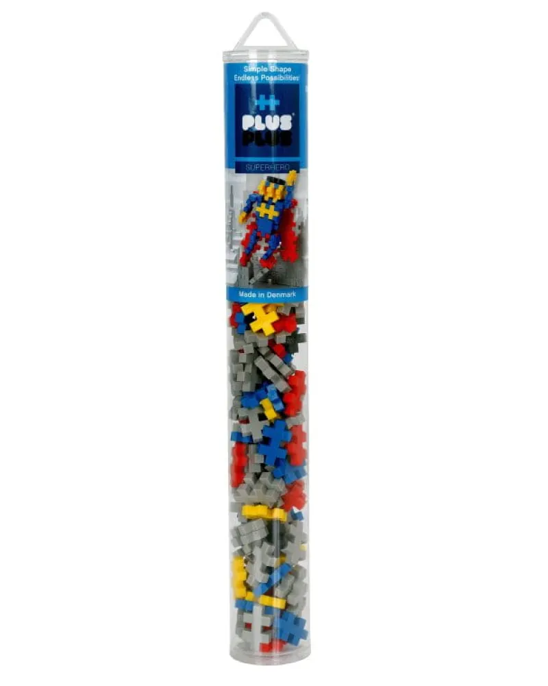 DANTE Plus Plus Klocki tuba Postacie: Superbohater 100el 4106 cena za 1 szt