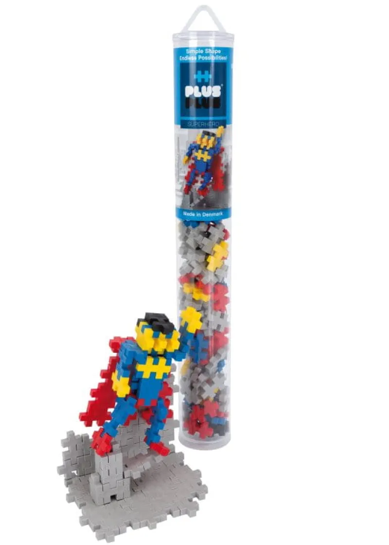 DANTE Plus Plus Klocki tuba Postacie: Superbohater 100el 4106 cena za 1 szt