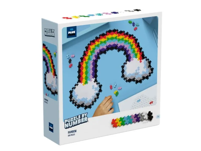 DANTE Plus Plus Puzzle By number Tęcza 500 elementów 3913