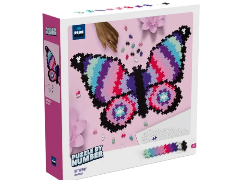DANTE Plus Plus Puzzle By number Motyl 800 elementów 3915