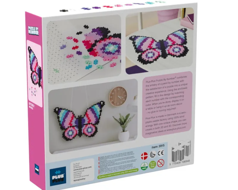 DANTE Plus Plus Puzzle By number Motyl 800 elementów 3915
