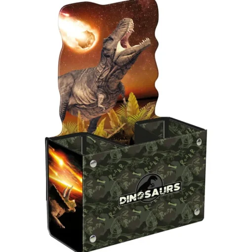 DERFORM Pojemnik na przybory szkolne Dinozaur 18