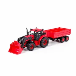 POLESIE 91871 Traktor BELARUS z ładowarką i przyczepą burtową