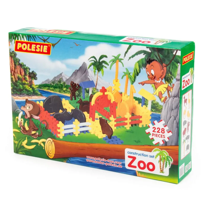 POLESIE klocki Zoo, 228 elementów