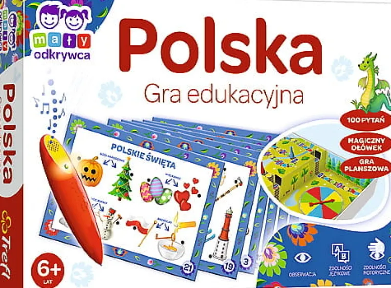 TREFL Polska gra edukacyjna Magiczny Ołówek