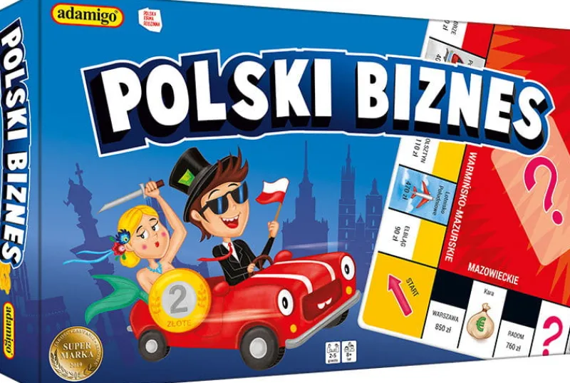 ADAMIGO Polski biznes - klasyczna gra planszowa