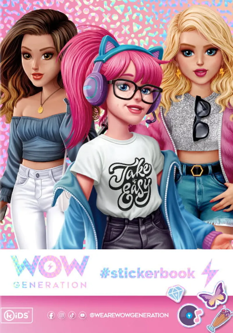 KIDS EUROSWAN PROMO Album z holograficznymi naklejkami WoW Generation WOW00059