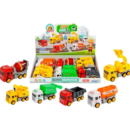 EURO-TRADE PROMO Auto ciężarowe 12cm p12 MC mix cena za 1 szt
