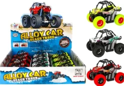 EURO-TRADE PROMO Auto terenowe metalowe 12cm p12 mix MC cena za 1 sztukę