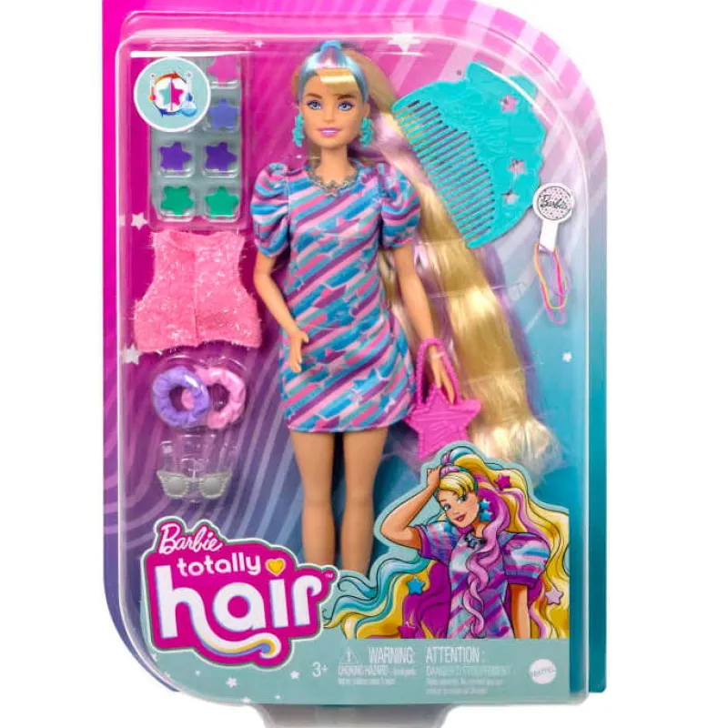 MATTEL PROMO Barbie Lalka Totally Hair HCM88 HCM87