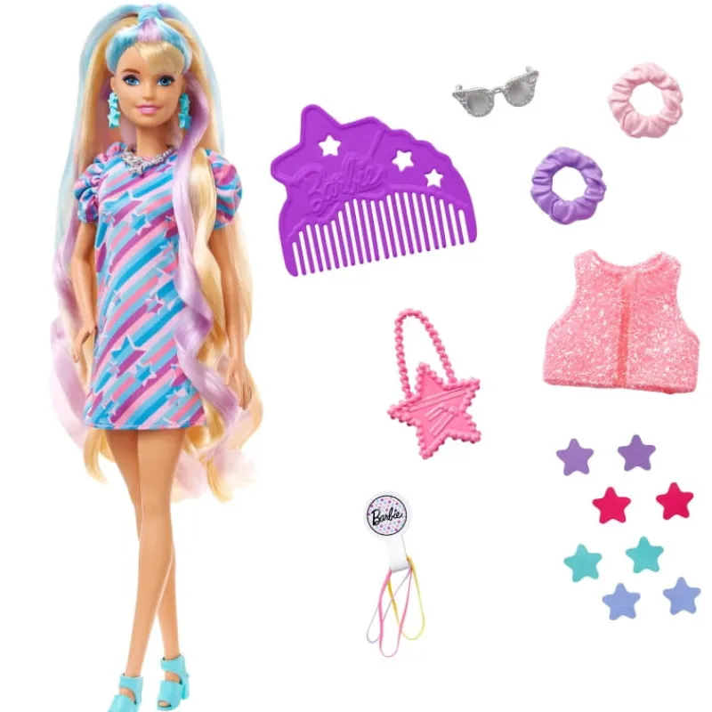 MATTEL PROMO Barbie Lalka Totally Hair HCM88 HCM87