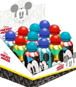 KIDS EUROSWAN PROMO Bidon aluminiowy 500ml mix Myszka Miki Mickey Mouse MI50002DT cena za 1 szt p12 butelka na wodę